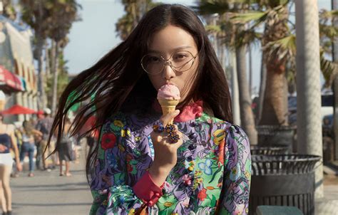 Shot on Los Angeles’ famed beach, Ni Ni appears in the new 